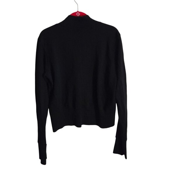 Cotton Citizen Milan Crew Sweatshirt Jet Black Sustainable Cotton Size L - Picture 3 of 8